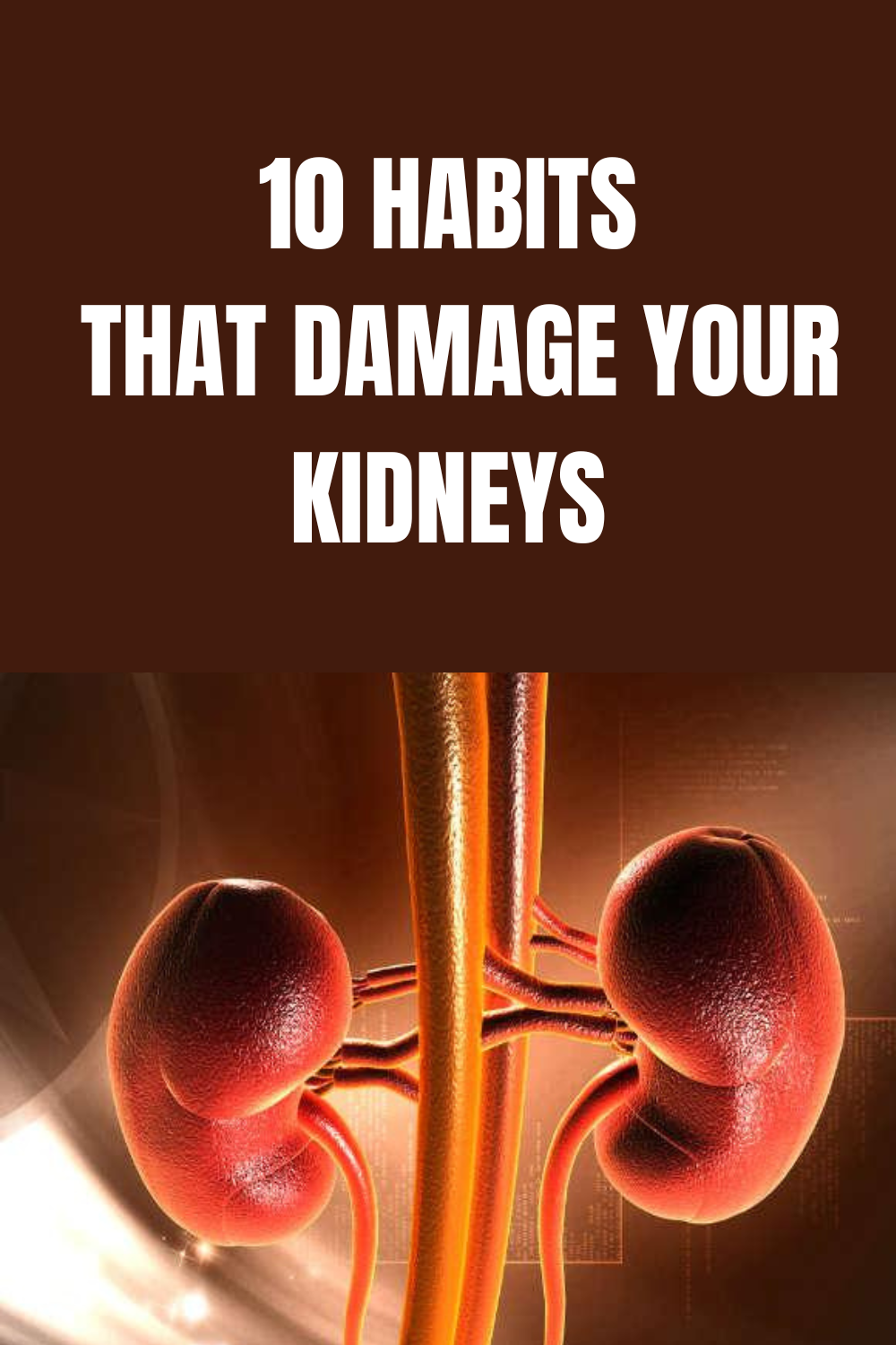 10 Habits That Damage Your Kidneys Daily Gardening Mag