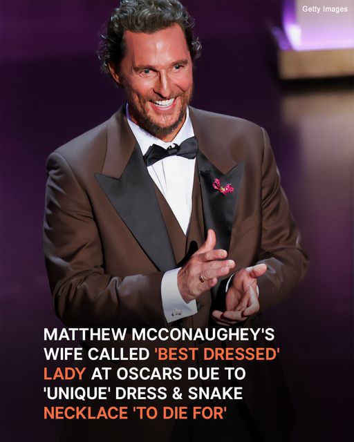 Matthew McConaughey’s Wife Called ‘Best Dressed’ Lady at Oscars: Photos of Her Look That Sparked a Stir