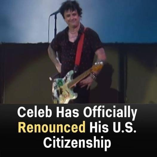 Celebrity Officially Renounces His Citizenship