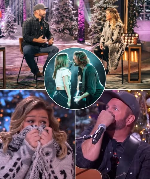 Kelly Clarkson Fought Back Tears As She Took The Stage With Garth Brooks For A Breathtaking Duet Of “Shallow,” The Iconic Hit From A Star Is Born. Stepping In For Trisha Yearwood, Brooks’ Usual Partner, Clarkson Delivered A Performance Overflowing With Emotion And Passion, Her Voice Perfectly Complementing Brooks’ Rich Tone. The Audience Was Completely Spellbound, Captivated By The Powerful Connection Between The Two Stars In This Unforgettable Musical Moment