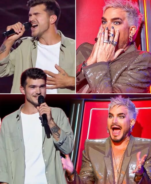 The moment 20-year-old Cody Gunton stepped on stage, he turned nerves into nuclear fire—daring to take on Adam Lambert’s own Whataya Want From Me. But this wasn’t just bold—it was breathtaking. Cody obliterated every note with raw emotion and sky-piercing vocals that sent shockwaves through the room. Adam sat frozen, jaw dropped, eyes wide with disbelief. By the end, every coach had turned, the crowd was on their feet, and Cody didn’t just sing—he stole the show and stamped his name in Idol history.