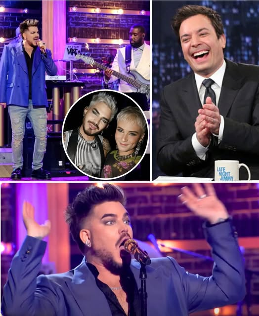 “I’ve Never Cried Like That Watching TV…” — Adam Lambert Stunned As Jimmy Fallon Brings Out His Boyfriend Mid-Performance In Unforgettable Live Moment It Was Supposed To Be Just Another Late-Night Performance — Until Jimmy Fallon Turned It Into A Scene Straight Out Of A Love Story. As Adam Lambert Poured His Heart Into “Never Close Our Eyes” On The Tonight Show, The Unexpected Happened: His Boyfriend Quietly Walked Onstage Mid-Song, And Time Seemed To Stop. The Lights Softened. Adam Froze. His Voice Cracked With Emotion. And Just Like That, A Routine Performance Transformed Into A Soul-Baring Serenade. Fallon — Fighting Back His Own Tears — Called It “The Most Beautiful Moment This Stage Has Ever Seen.” The Crowd? On Their Feet. In Tears. Twitter? Exploding With Hashtags Like #LoveOnFallon. Even A-List Celebs Were Left Speechless, With One Saying, “That Wasn’t A Show — That Was A Love Story Set To Music.”