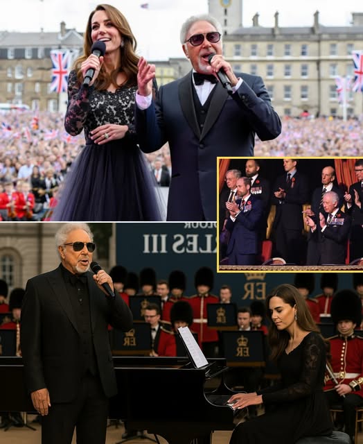 “She Sang Like a Queen, But Cried Like One of Us” — Tom Jones and Princess Kate’s Surprise Duet Leaves Britain in Tears at Trooping the Colour Nobody saw it coming — but no one will ever forget it. In a breathtaking moment of unity and vulnerability, Sir Tom Jones and Princess Kate stunned 40,000 spectators with a heart-wrenching duet of “I Won’t Crumble With You If You Fall” at Trooping the Colour 2025. Her voice was soft. His, thunderous. Together, they delivered more than a song — they gave the nation a moment of healing. Tears rolled. The crowd stood silent. Even King Charles was visibly moved. On the balcony, Tom took her hand. Kate wiped away tears. Susan Boyle called it “the heart of the Royal Family.” While Sir Tom said it best: “Today, I sang with a queen — and we sang for everyone.” · 16/06/2025 · 0 Comment