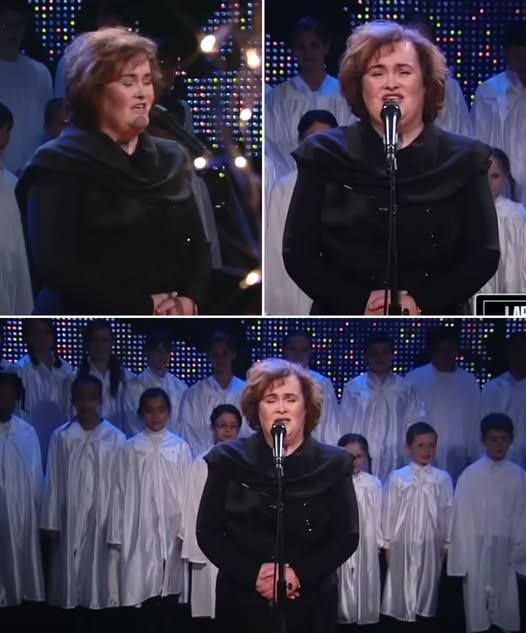 If Anyone Could Deliver An Unforgettable Performance Of “O Holy Night,” It’s Susan Boyle. As You’ll See (Or Hear, That Is) In The Video We’Ve Posted Below, She Starts Low And Soft And Is Soon Joined By The Angelic Voices Of The Youth Choir Standing Behind Her.