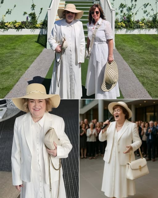 Susan Boyle Just Hijacked Wimbledon—And No One Saw This Coming. The crowd came for aces and volleys… but ended up holding their breath for something else entirely. Out of nowhere, Susan Boyle stepped onto Centre Court—and what happened next stopped time. Her voice? Chilling. The moment? Electric. But here’s the real shocker: it wasn’t just about the song. There’s a deeply personal reason behind this surprise performance… and trust us, it’s got everyone talking
