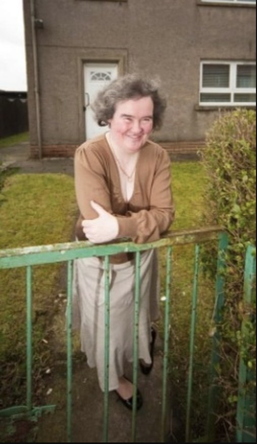 Susan Boyle still lives in her childhood home