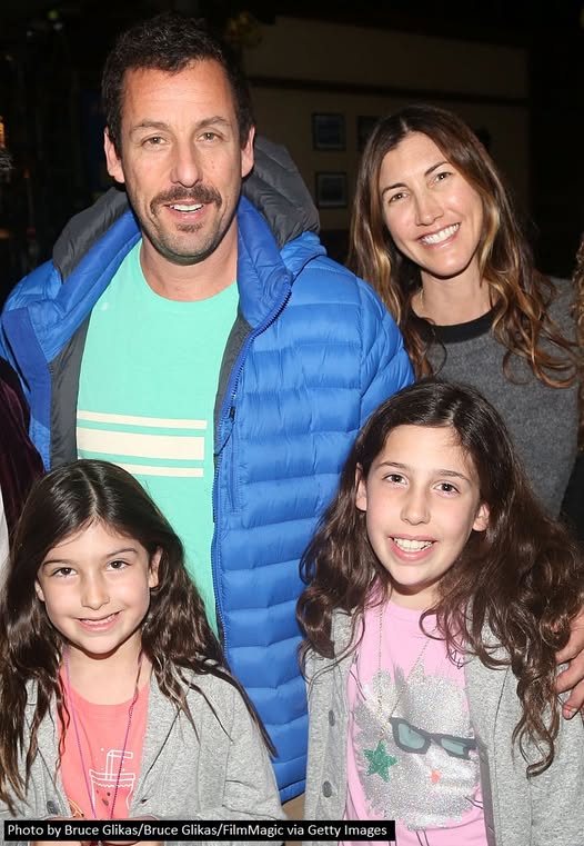 Adam Sandler roasts himself in acceptance speech written by his daughters